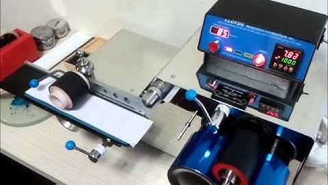 Ink Setting in Lloyds Automatic Ink Proofer (Printability Tester)