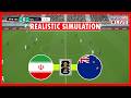 Iran vs New Zealand | World Cup 2026 | eFootball PES 2021 Simulation