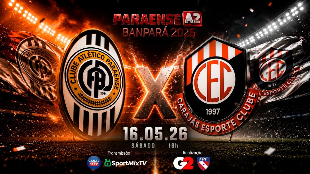 AO VIVO COM IMAGENS | ATLÉTICO PA X CARAJÁS | PARAENSE A2 - 4ª