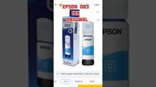 Epson 003 Original ink price