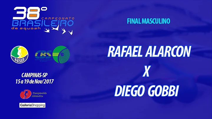 38o. Campeonato Brasileiro de Squash - Final mascu...