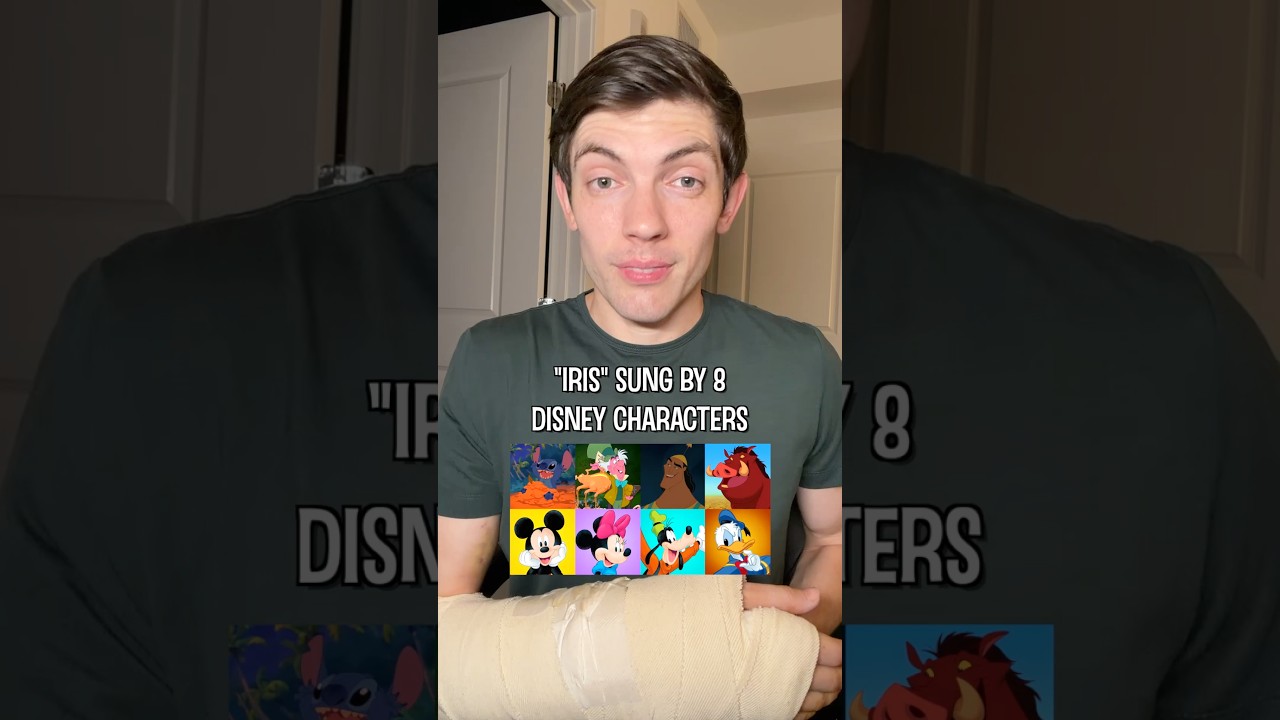 Disney characters sing Iris