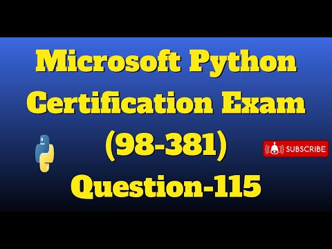 python certification exam Question-115