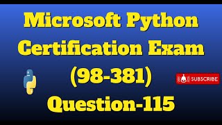 python certification exam Question-115