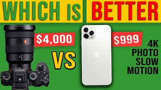 iPhone 11 vs Sony A7III - Which is Better? 4k, Photo and Slow Motion Comparison