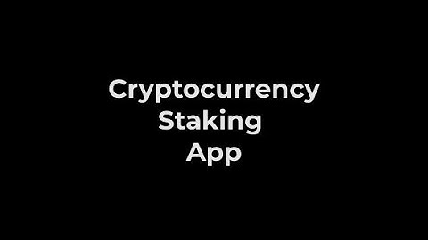 Cryptocurrency Staking App with Solidity, Truffle, Ganache blockchain, MetaMask, Web3.js and  React