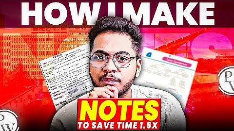 ⚠️ How to Make Notes during Online Lectures ‼️