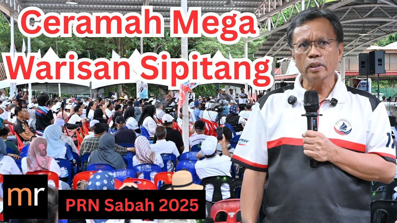 (PRN Sabah) Shafie Apdal : Ceramah Mega Warisan Di Sindumin, Sipitang Sabah