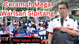 (PRN Sabah) Shafie Apdal : Ceramah Mega Warisan Di Sindumin, Sipitang Sabah