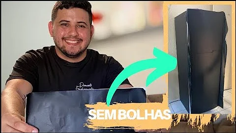 Como tirar as bolhas do envelopamento?