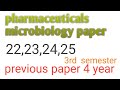 Pharmaceutical microbiology ke paper/pharmaceutical microbiology 3rd semester/atul group of pharmacy