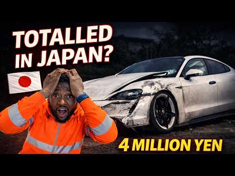 I FLEW TO JAPAN to buy a CRASHED 2024 Porsche Taycan TURBO S: LETS FIX IT