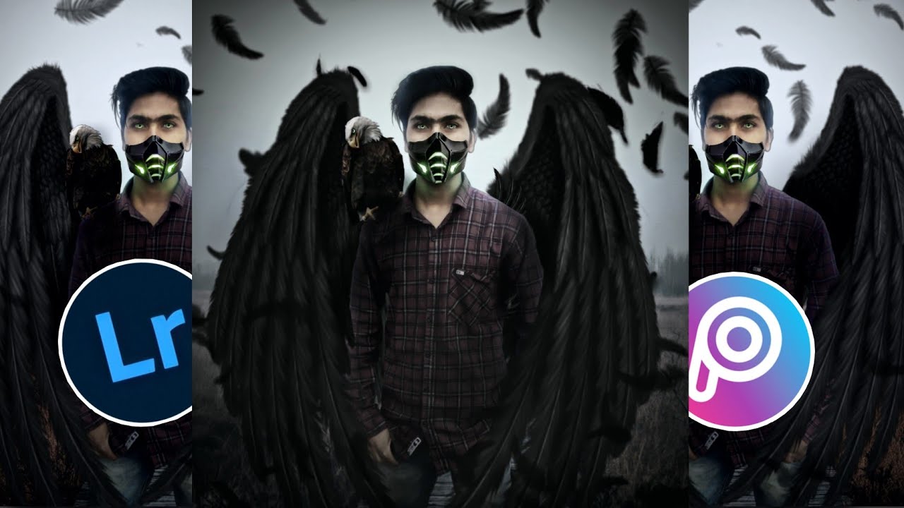 PicsArt eagle photo editing tutorial step by step in hindi | how to edit photo with eagle wings