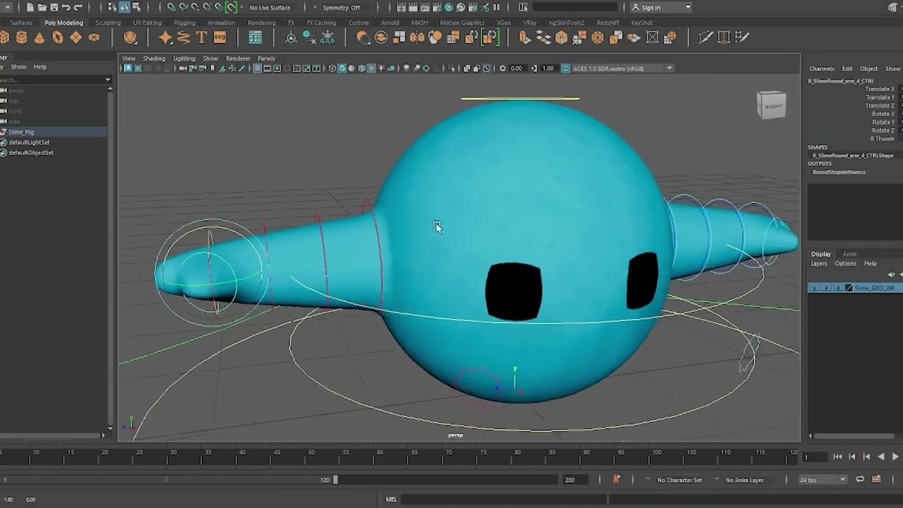Cartoon Slime Rig
