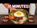 Truuuust me this is the easiest bibimbap of all time l chicken bibimbap in 20 minutes  3 sauces