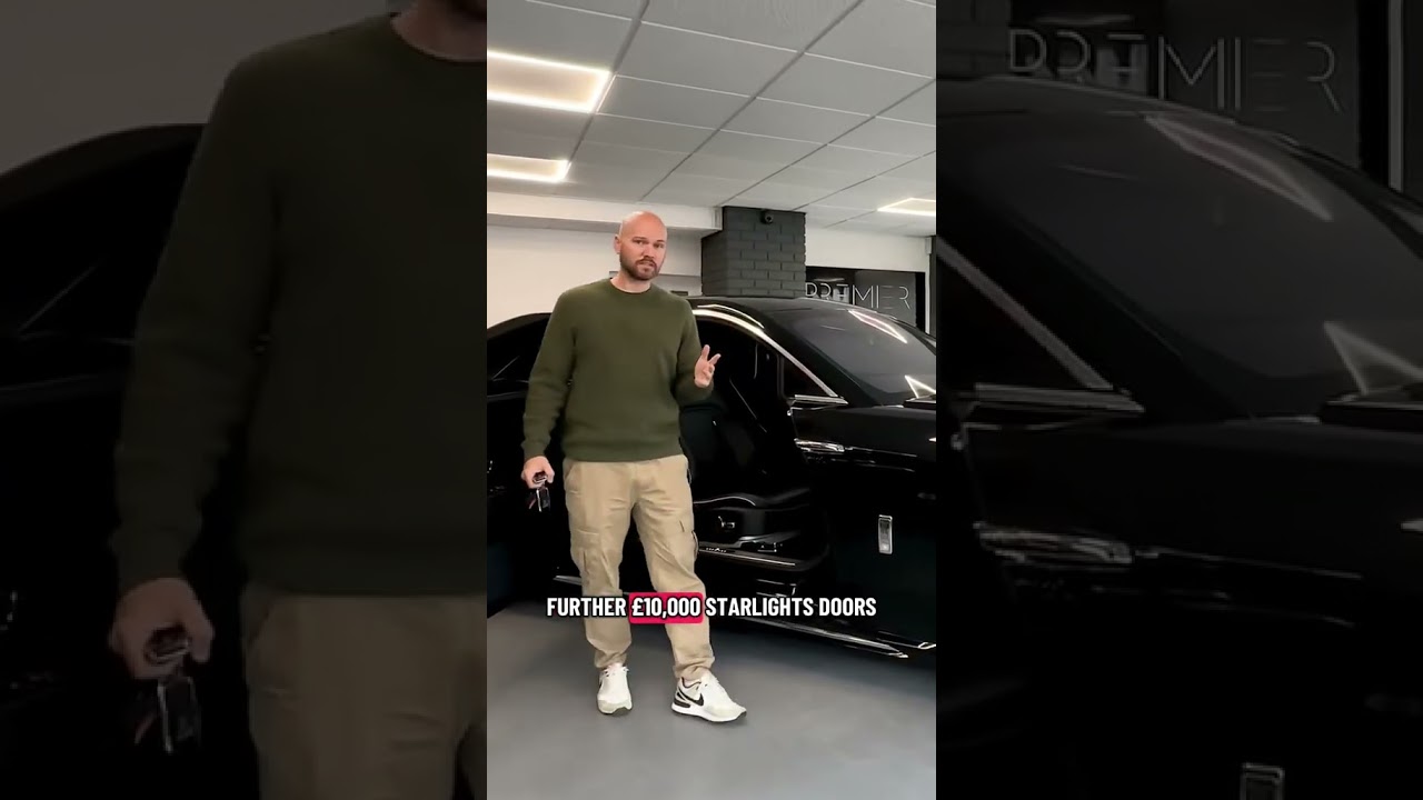 Дорогие опции для ROLLS ROYCE Spectre. Имеет ли этот автомобиль лучшее окружающее освещение в мире?