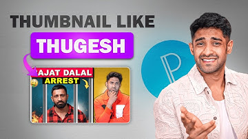 How to Make Thumbnail like @thugesh in Pixellab |