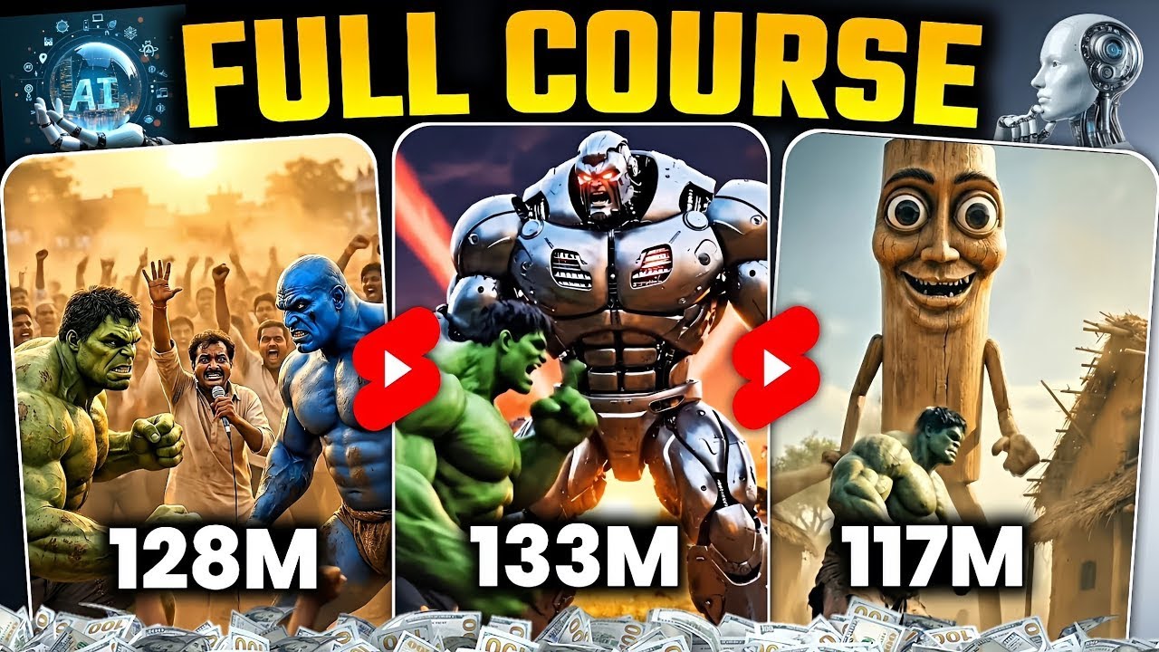 Make Viral Hulk AI Video (Full Course) | AI video kaise banaye | AI se video kaise banaye