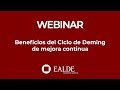 Beneficios del Ciclo de Deming de mejora continua