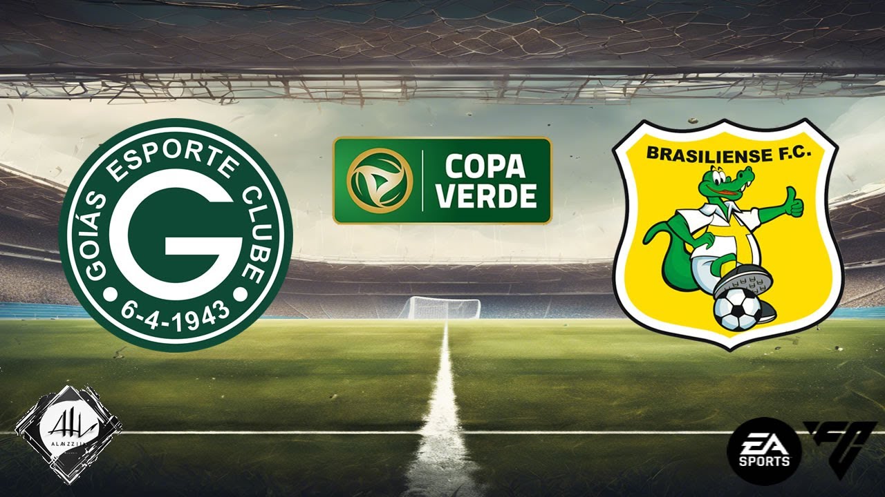 Goiás x Brasiliense - Semifinal Copa Verde 2025 - Jogo de Volta - FC 24 ...