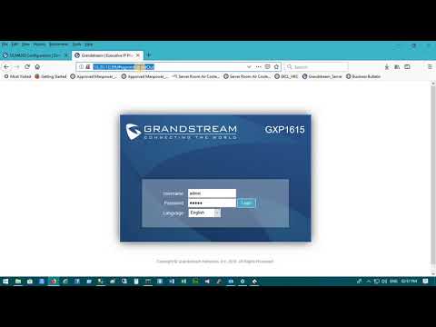 Grandstream IP Phone Configuration Model 1610 1615