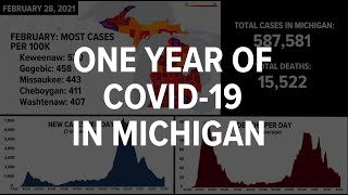 Data Timeline: One Year of COVID-19 in Michigan