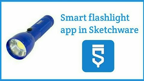 Flashlight app in sketchware