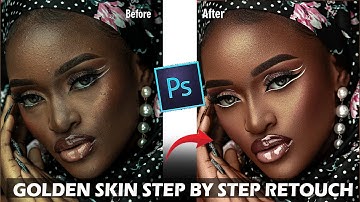 How to Retouch & Color Grade to Golden Skin Tone in Photoshop |Full Step-by-Step Retouching Tutorial