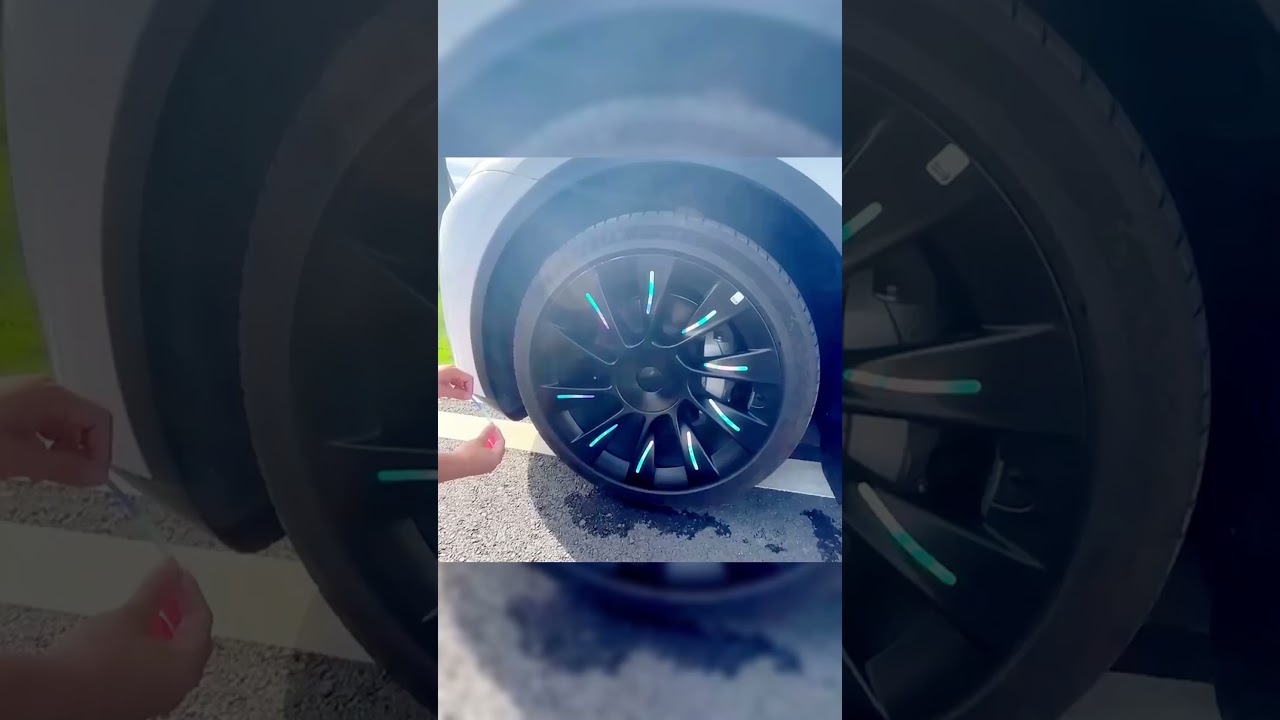 Car Wheel Reflective Decorative Strip,Night Safety Warning Stickers, Cars, Motorcycles, Bicycles