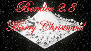 Marry Christmas scene made by blender 2 8 screenshot 5