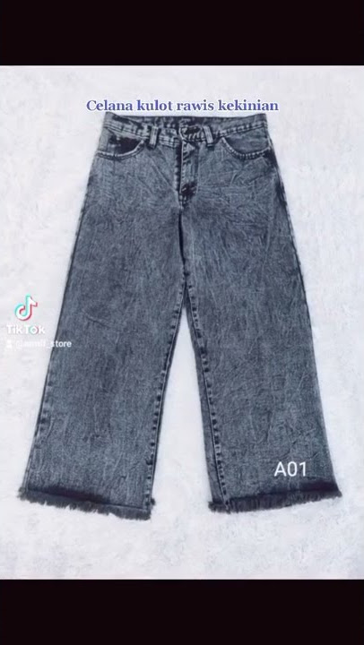 Celana Kulot Jeans Rawis Kekinian Trend 2022