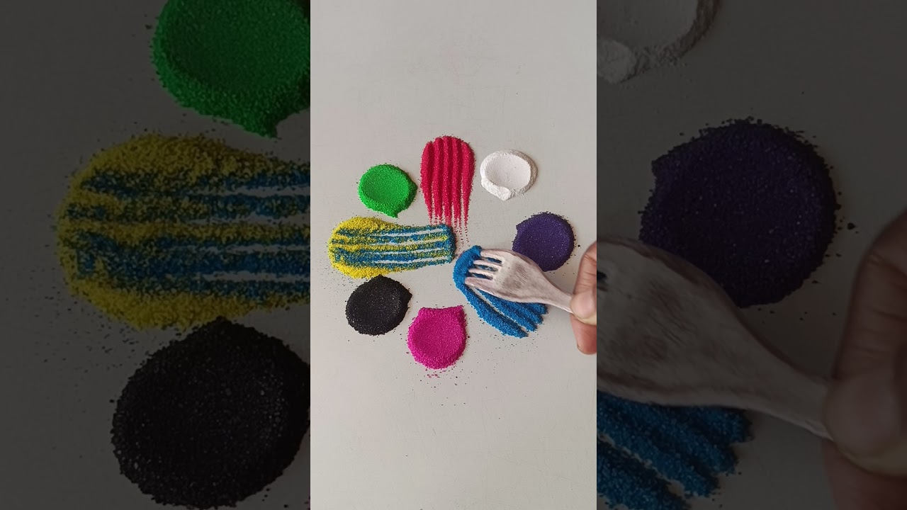 simple Rangoli, satisfying rangoli, Easy rangsatisfying 