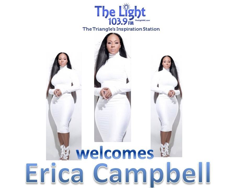 Erica Campbell visits The Light 103.9 YouTube