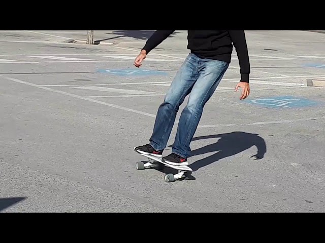 Carving on a Miller surfskate Pablo Solar Pro model - YouTube