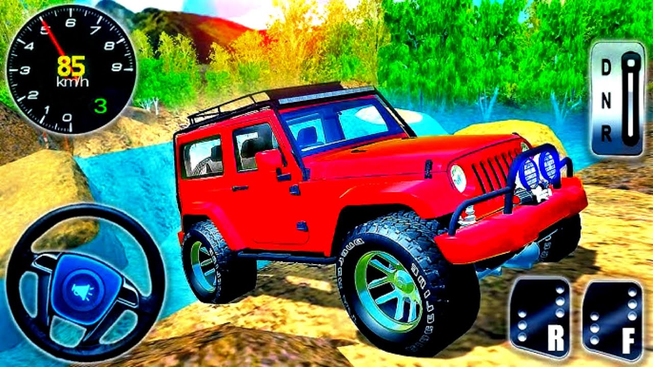 Realistic Offroad Jeep 🚙 Driving Simulator 2025 - Real Offroad Jeep Simulator | Car Wala Game! 