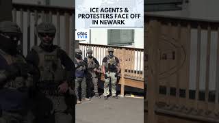 Anti ICE Protest: ICE Agents Clash With Protesters Outside New Jersey Detention Facility | N18G
