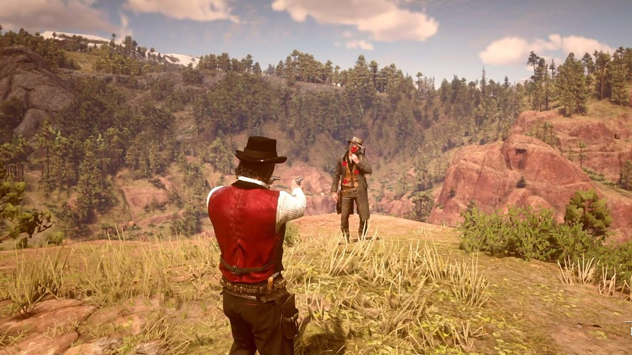 RDR2 - Using Dutch's Dead Eye - YouTube