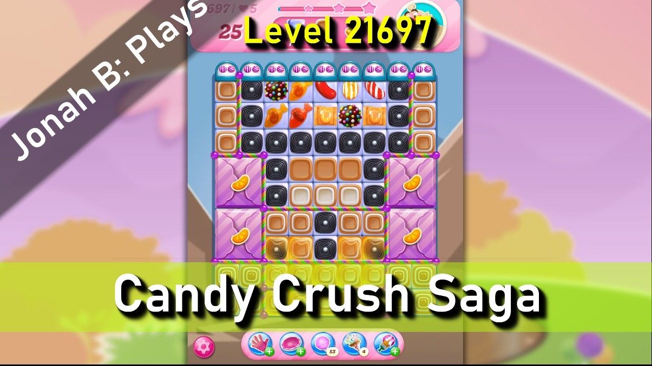 Candy Crush Saga Level 21697 - YouTube