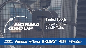 Video 1 of 2: NORMA Clamp Strength and Durability Testing