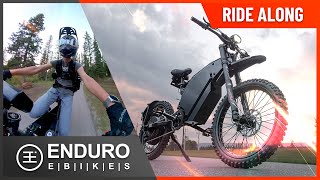 12000w 5T Enduro E-bike / Ride Along