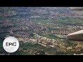 Landing at the Ciampino Airport - Rome, Italy (HD)
