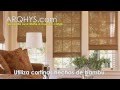 ¡4 Ideas de decoracion con bambu! - Cortinas, alfombras, lamparas y biombos