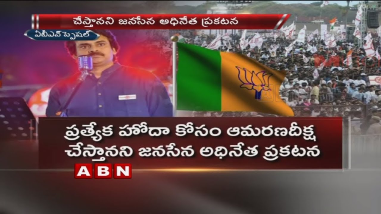 Janasena Chief Pawan Kalyan Action Plan For AP Special Status | ABN Telugu