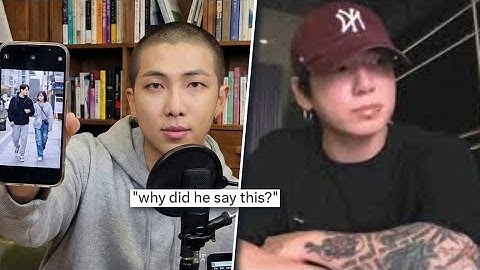 RM FINALLY Confirms Jungkook & Winter