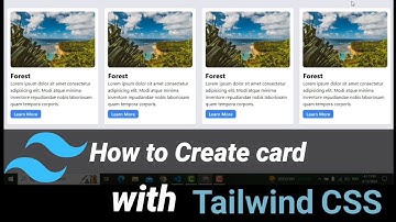 How to Create Responsive Cards with Tailwind CSS | Step-by-Step Tutorial