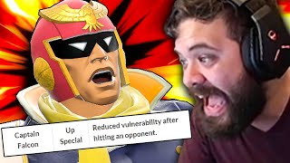 CAPTAIN FALCON IS BUSTED NOW! Smash Ultimate 11.0 Patch Notes Review