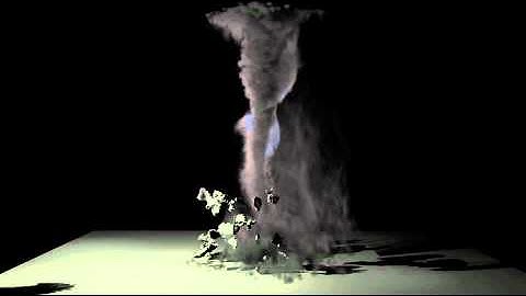 Blender - Tornado - Smoke simulator