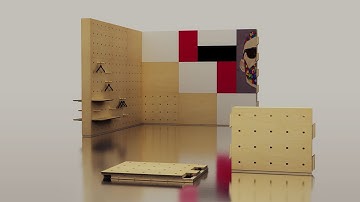 WallStack - Modular Partition Wall System