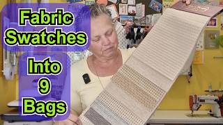 My Batch Sewing Secrets: 9 Bags from Sample Swatches!  Swatches into Shop Stock: Sewing Tutorial