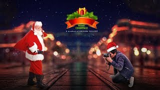 Photoshop Manipulation Tutorial || santa claus waiting for krishna gallery photoshoot screenshot 3